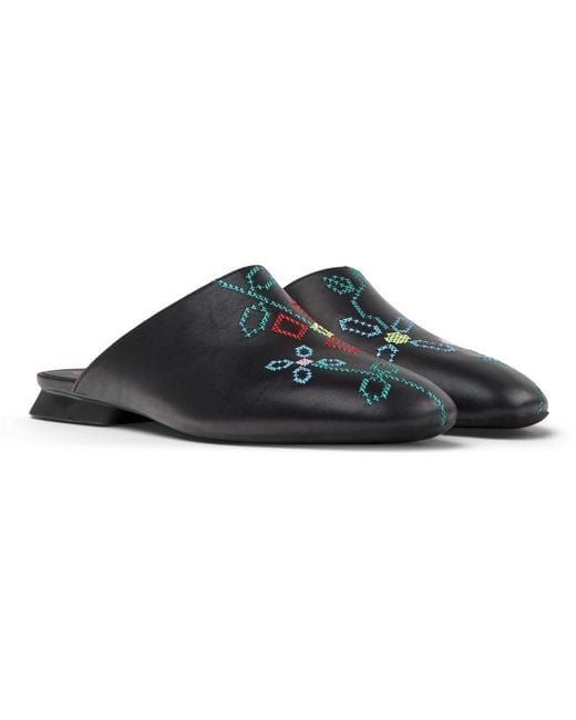 Camper Black Clogs