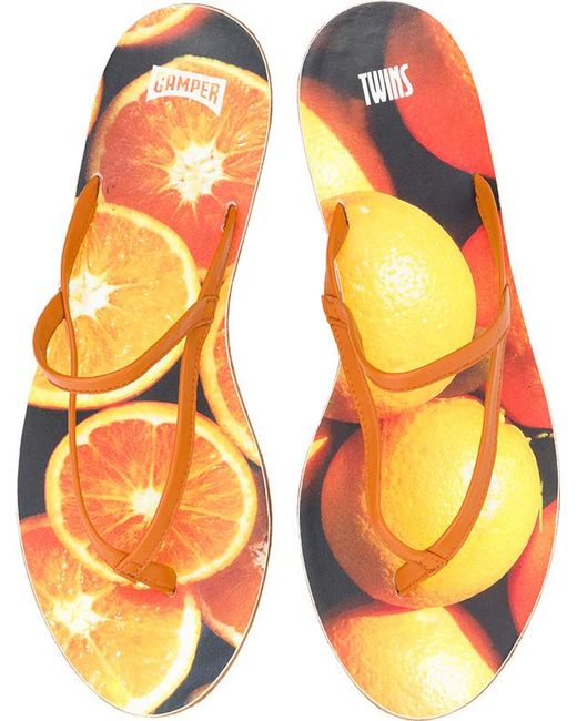 Camper Orange Twins