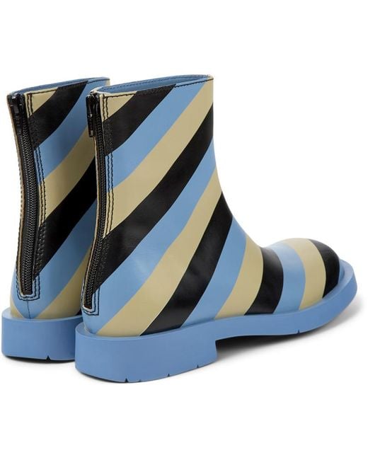 Camper Blue Ankle Boots