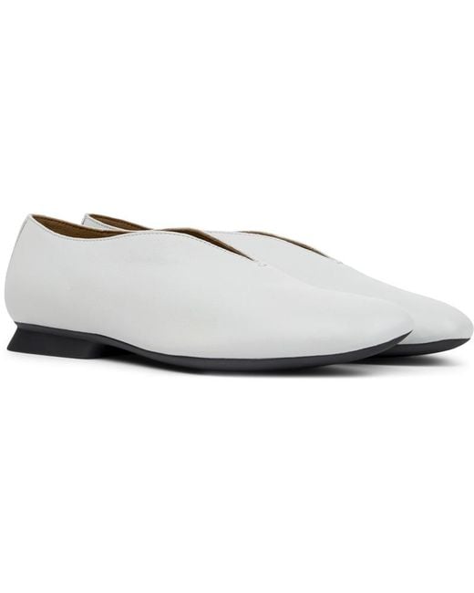 Camper White Ballerinas