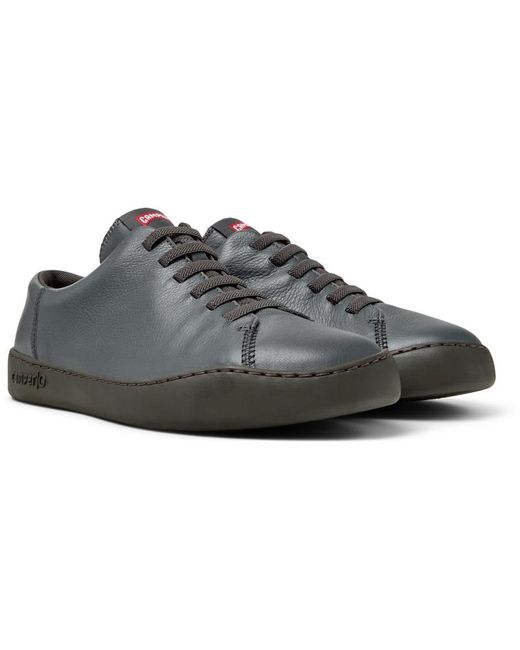Camper Gray Grey Nubuck Sneakers for men