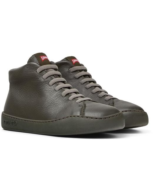Camper Gray Ankle Boots
