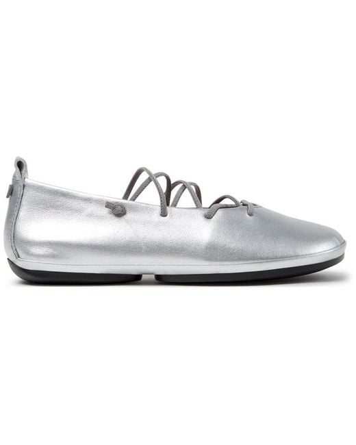 Camper White Ballerinas
