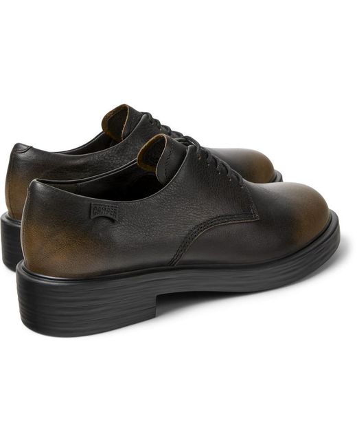 Camper Black Flache schuhe