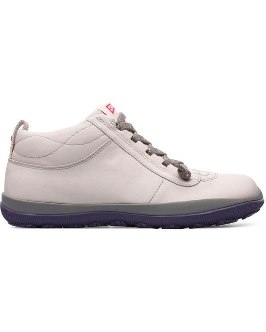 Camper Gray Ankle Boots