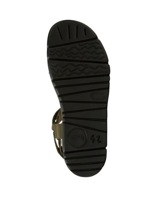 Camper Green Leather Sandals for men