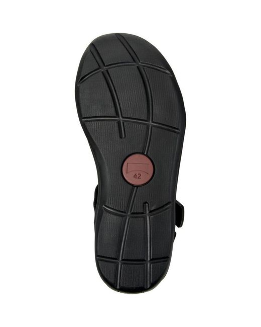 Camper Black Match Strap Sandals for men