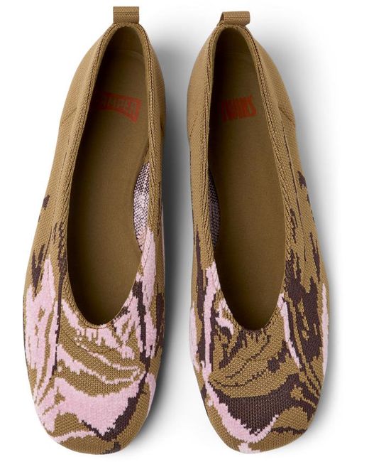 Camper Brown Flache schuhe
