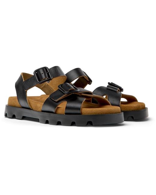 Brutus Sandal di Camper in Black