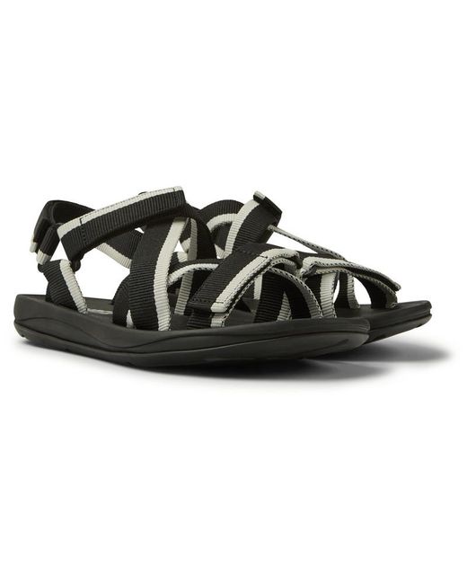 Camper Black And White Recycled Pet Sandals for men