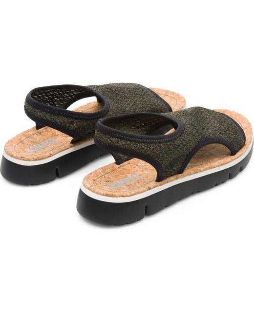 Camper Black Sandals