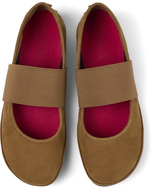 Camper Brown Nubuck Shoes