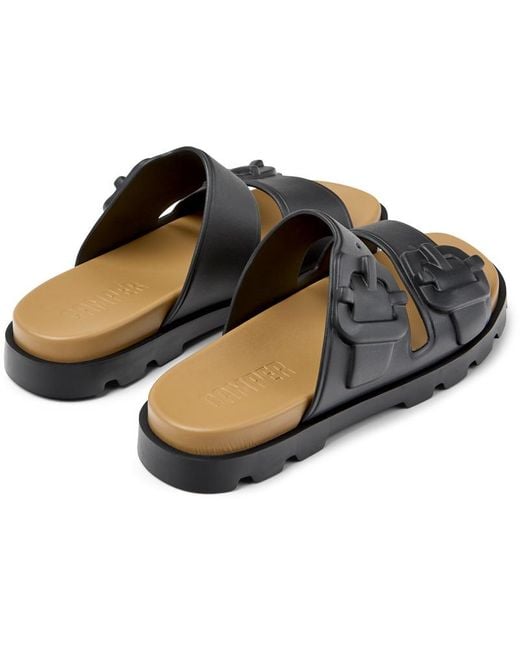 Camper Black Brutus Sandal for men