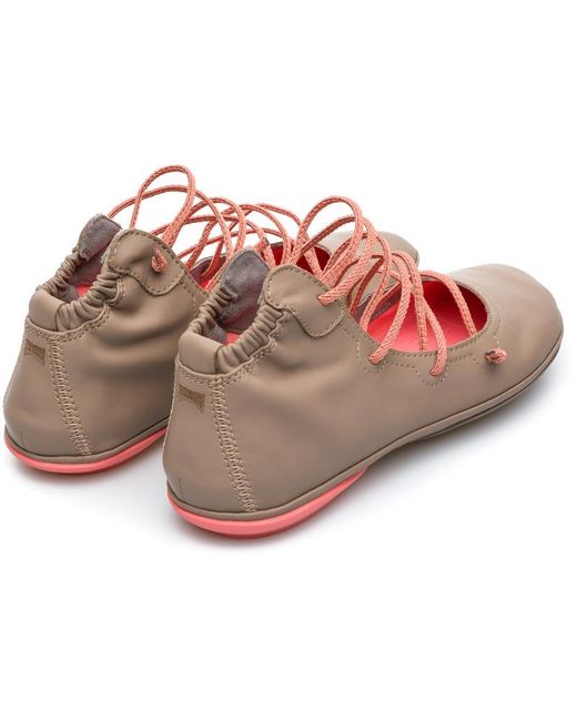Camper Natural Ankle Boots
