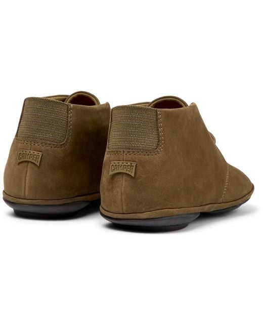 Camper Brown Nubuck Desert Boots