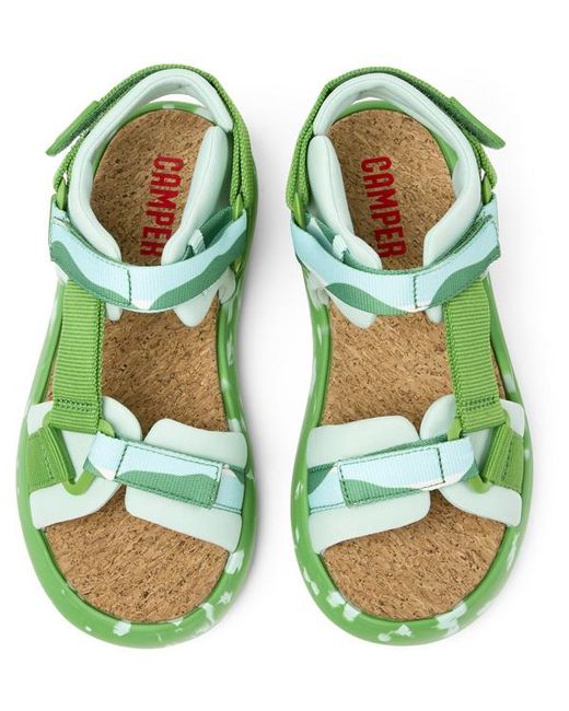 Camper Green Sandals