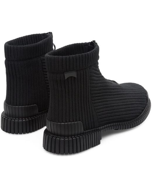 Camper Black Pix Boots