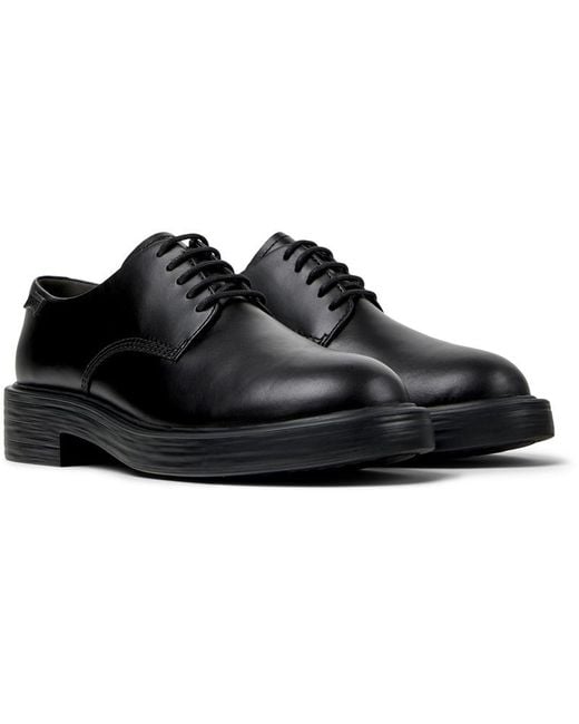 Camper Black Dean Derby Shoes