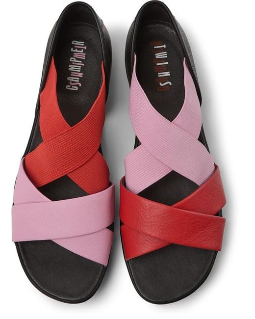 Camper Red Sandals
