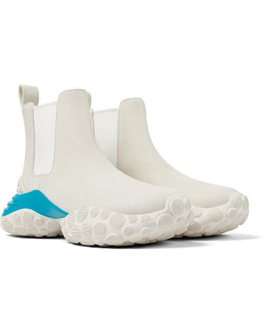camper white boots