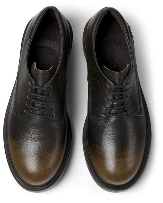 Camper Black Flache schuhe