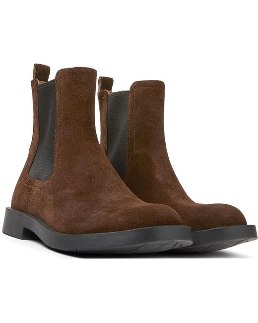 Camper Brown Ankle Boots