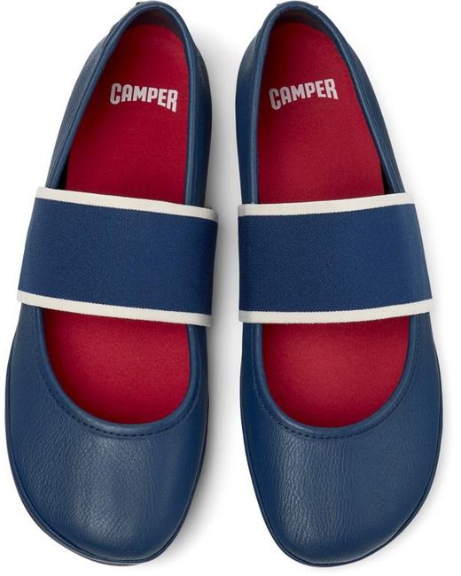 Camper Blue Ballerinas
