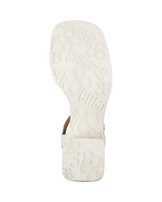 Camper White Sandals