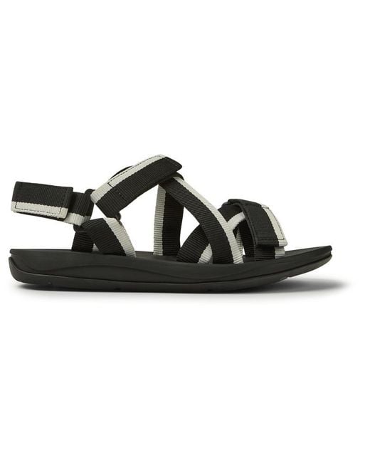 Camper Black And White Recycled Pet Sandals for men