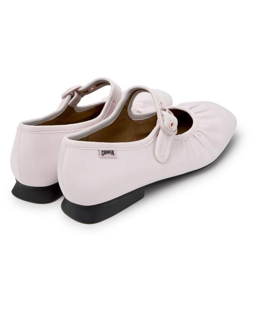 Camper White Ballerinas