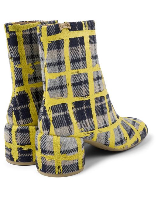 Camper Green Ankle Boots
