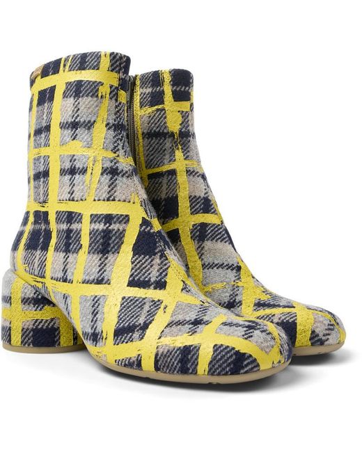 Camper Green Ankle Boots