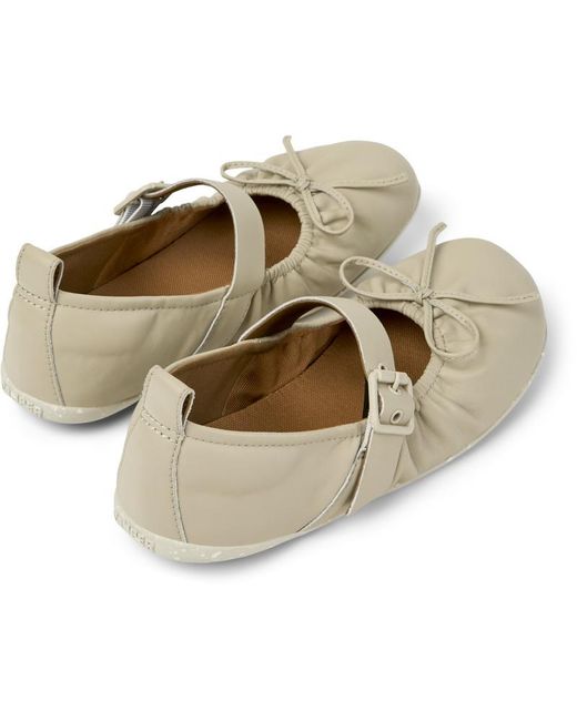 Camper White Ballerinas