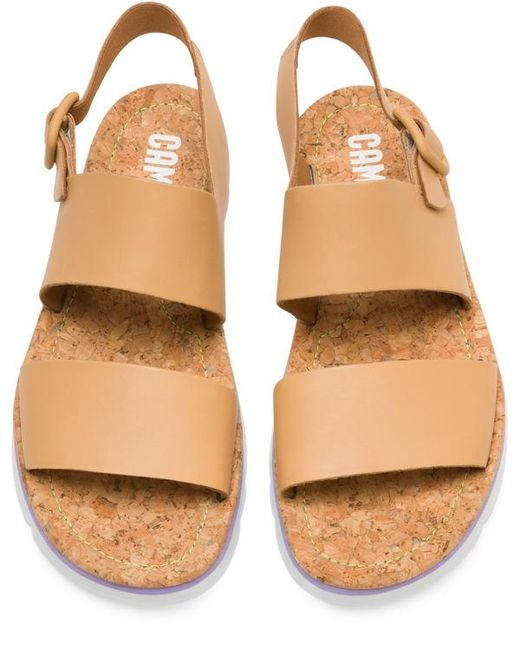 Camper Metallic Sandals