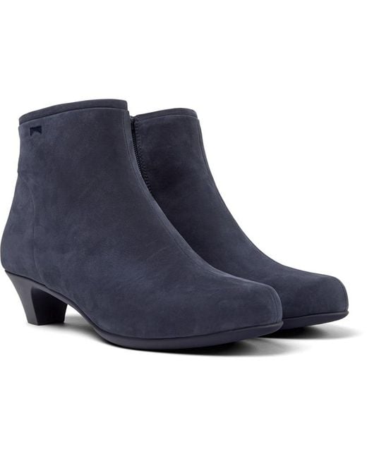 Camper Blue Ankle Boots