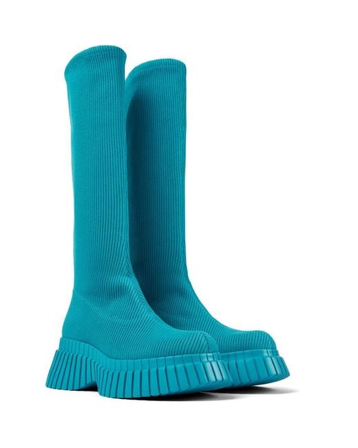 Camper Blue Bcn Platform Boot
