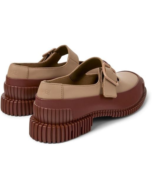 Mocassini Pix di Camper in Brown
