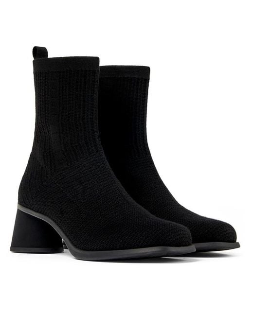 Camper Black Heeled Boots