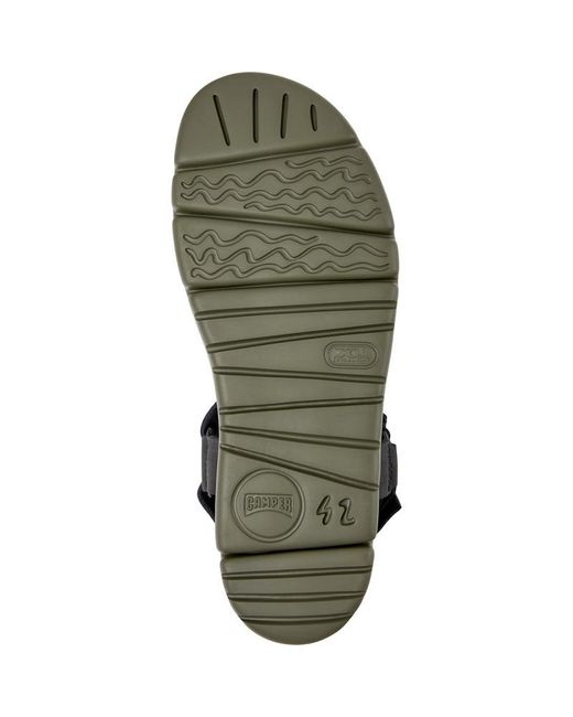 Camper Black Leather Sandals for men