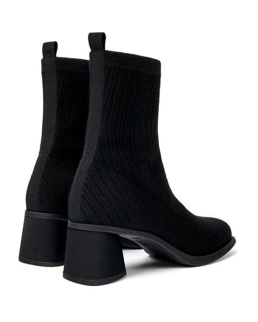 Camper Black Heeled Boots