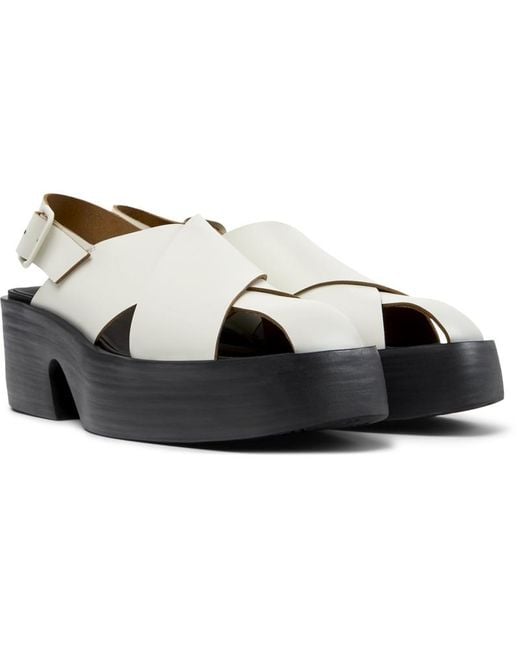 Camper White Sandals