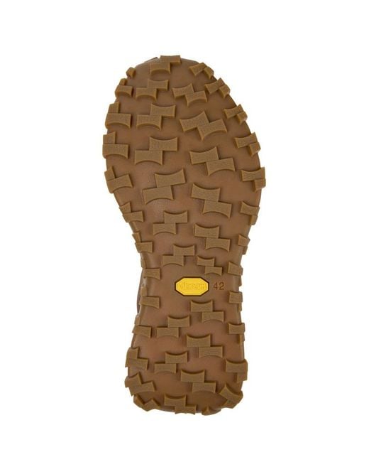 Camper Brown Drift Trail Vibram Panelled Lace-Up Sneakers for men