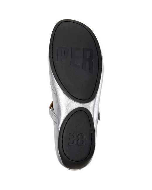 Camper White Ballerinas