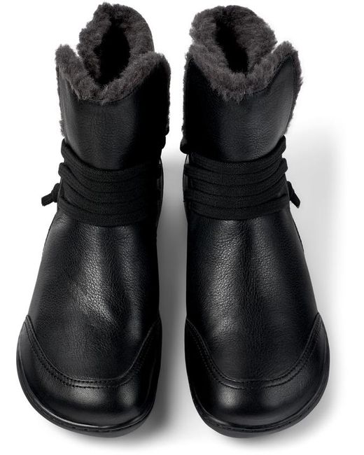Camper Black Ankle Boots