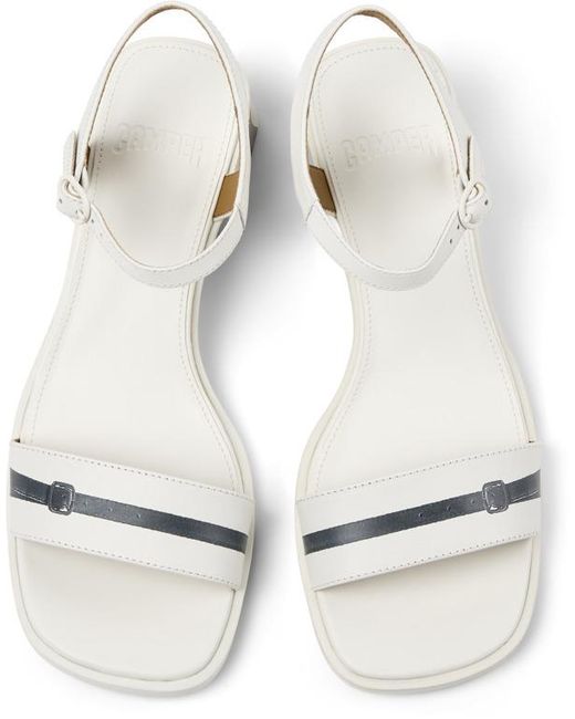 Camper White Sandals