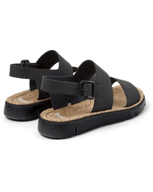 Camper Black Sandals