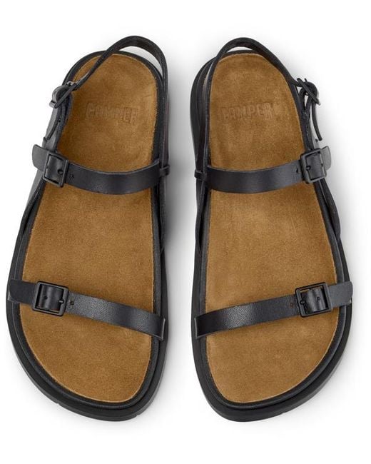 Camper Black Sandals