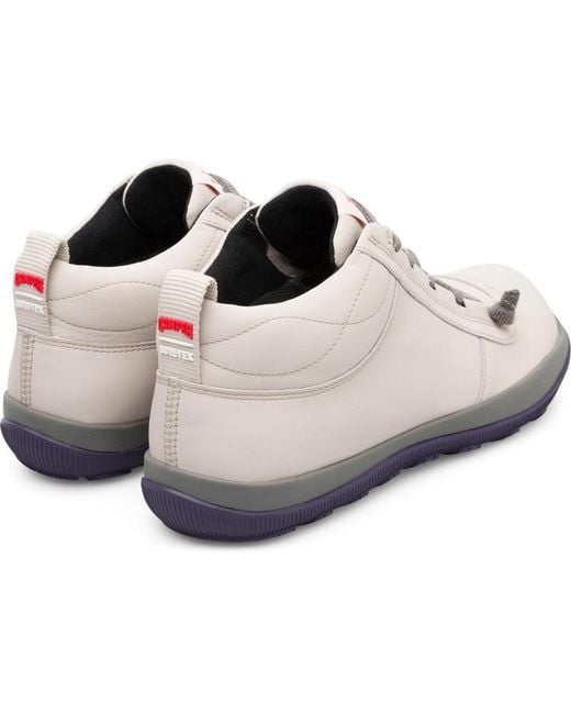 Camper Gray Ankle Boots