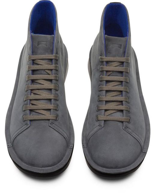 Camper Gray Ankle Boots for men