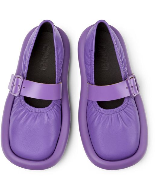 Camper Purple Ballerinas